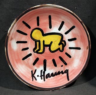 Keith Haring Plate