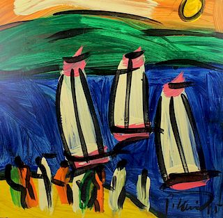 Peter Keil (born 1942) "Sailing"