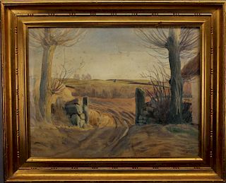 Signed, Early 20th C. New Jersey Landscape