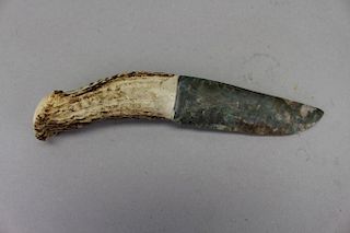 Antique Carved Stone Knife