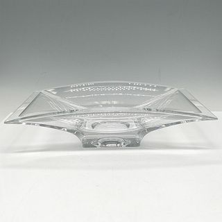 Nambe Crystal Centerpiece Bowl, Planar