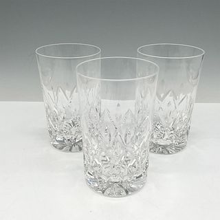 3pc Waterford Crystal Highball Glasses