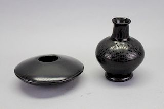 (2) Signed New Mexico Art Pottery Vessels