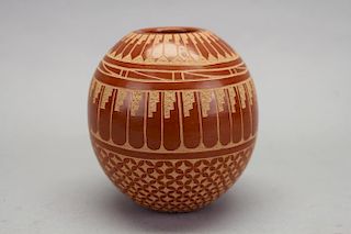 Wilma Baca, Signed Art Pottery Vase
