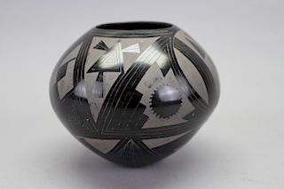 Andrew Octavio Signed Art Pottery Vase