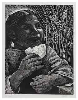 Elizabeth Catlett, (American, 1915-2012), Bread, 1968