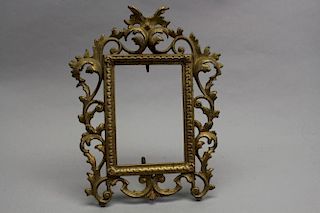 Antique French Gilt Bronze Frame