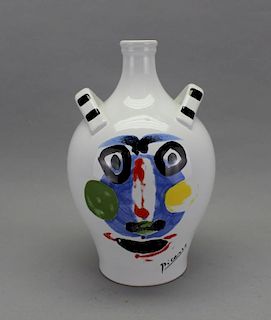 After Picasso Ceramic Vessel
