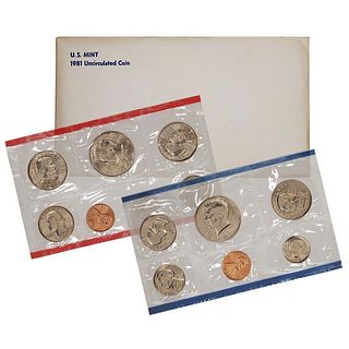 1981 United States Mint Set 6 coins