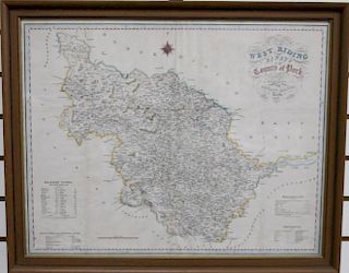 Antique Map of the West Riding and Ainsty