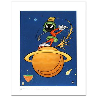 Marvin Martian Golf Limited Edition Giclee from Warner Bros., Numbered with Hologram Seal and Certificate of Authenticity.