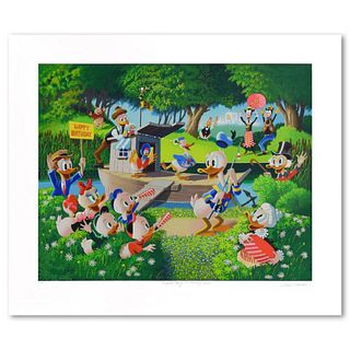 Carl Barks (1901-2000), "Surprise Party at Memory Pond" Limited Edition Serigraph from Disney Fine Art, Numbered and Hand Signed with Letter of Authen
