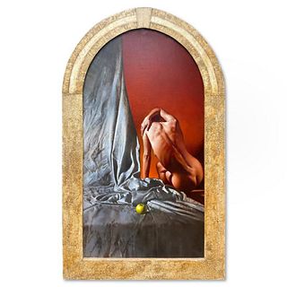 Angelo Vadala, "Venus" Framed Original Oil Painting on Linen (62.5" x 37.5"), Hand Signed with Letter of Authenticity.