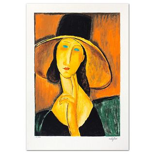 Amedeo Modigliani- Serigraph "Protrait Of A Woman With Hat"
