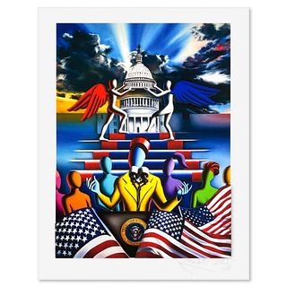 Mark Kostabi, "The Dawn is Ours" Limited Edition 3D Construction, Numbered and Hand Signed with Letter of Authenticity.