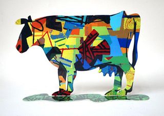 David Gershtein- Free Standing Sculpture "Dora Cow"