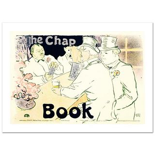 The Chap Book Hand Pulled Lithograph by the RE Society, Image Originally by Henri de Toulouse-Lautrec. Includes Certificate of Authenticity.