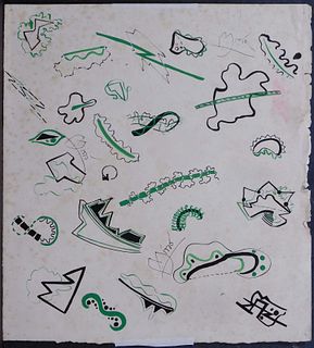 Joan Miro, Attributed: Sans Titre