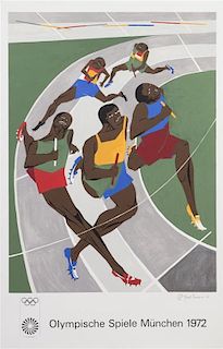 Jacob Lawrence, (American, 1917-2000), Olympics, 1971