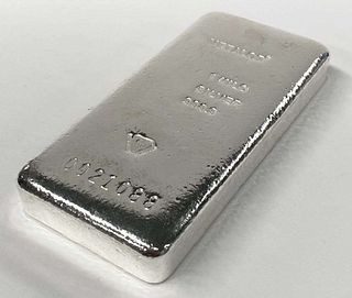 1 Kilo Metalor .9999 Silver Bar