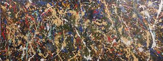 Style of Jackson Pollock: Abstract Composition