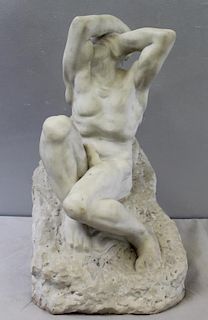 RODIN, A. Signed Marble Sculpture