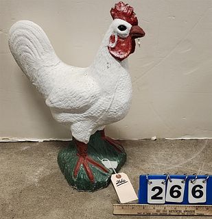 Cast Cement Rooster