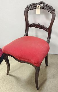 Vict Walnut Side Chair