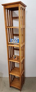 Wooden 5 Shelf Stand 6'H X 14"W X 12"D