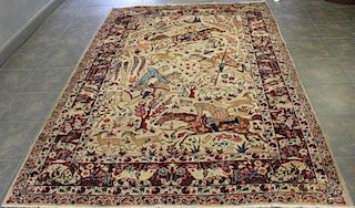 Antique and Finely Woven Hand Made Carpet With