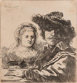 Rembrandt Van Rijn - Self Portrait with Saskia