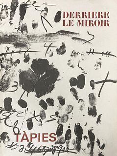 Antoni Tapies - Cover for Derriere le Miroir 175
