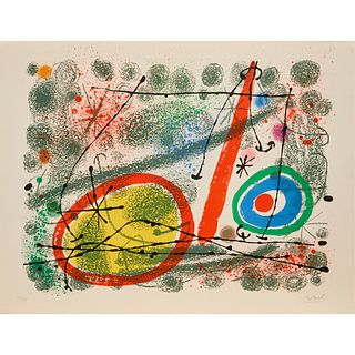 Joan Miro, signed lithograph, 1965