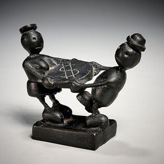 Tom Otterness, bronze sculpture, 1986