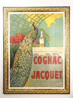 Vintage "Cognac Jacquet" Advertising Poster