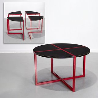 Thonet, four-piece modular table