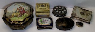 SILVER. Assorted Decorative Box Grouping.