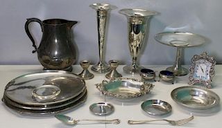 STERLING. Grouping of Assorted Silver Hollow Ware