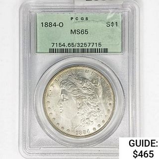 1884-O Morgan Silver Dollar PCGS MS65 
