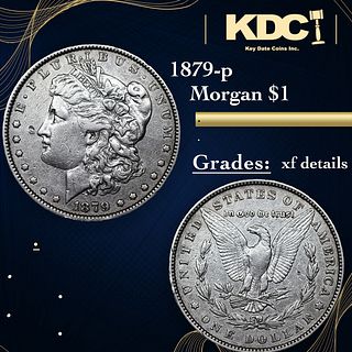 1879-p Morgan Dollar 1 Grades xf details