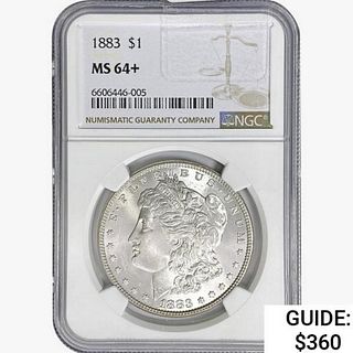 1883 Morgan Silver Dollar NGC MS64+ 