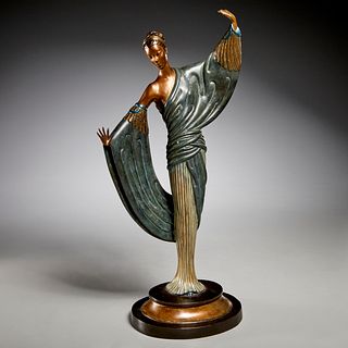 Erte, bronze Art Deco sculpture
