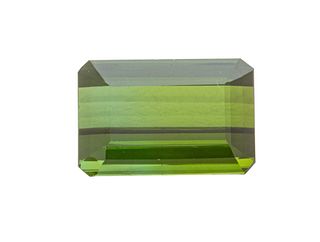 Green Tourmaline Emerald Cut Unmounted Gemstone, 9cts. 1.8g 1 pc