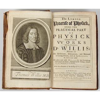 [Medicine] Willis, Practice of Physick, 1692, on Vertigo, Scurvy, The Head-Ache, Asthma, Plague, etc.
