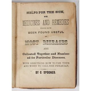 [Medicine - Ohioana] Rare Ohio Medical Book by Cyrus Spooner - OCLC Shows Only 2