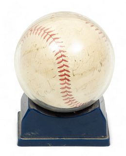 Detroit Tigers Autographed Baseball Ca. 1940-41
