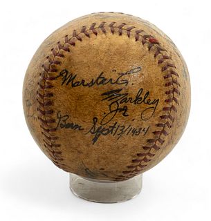 Detroit Tigers Autographed Baseball Ca. 1934