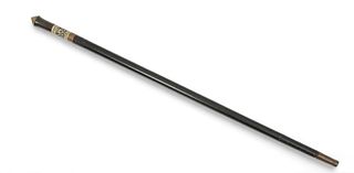 English Ebonized Wood Sword Cane, Ca. Late 19th/early 20th C., L 36"