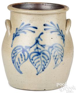 Massachusetts two-gallon stoneware crock, 19th c.
