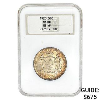 1920 Monroe Half Dollar NGC MS64